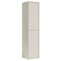 BADEZIMMERSCHRANK Mali mit 2 Türen Cashmere - 38 x 33 x 160 cm - Kaschmir, Holz (33/170/38cm) - Badplaats