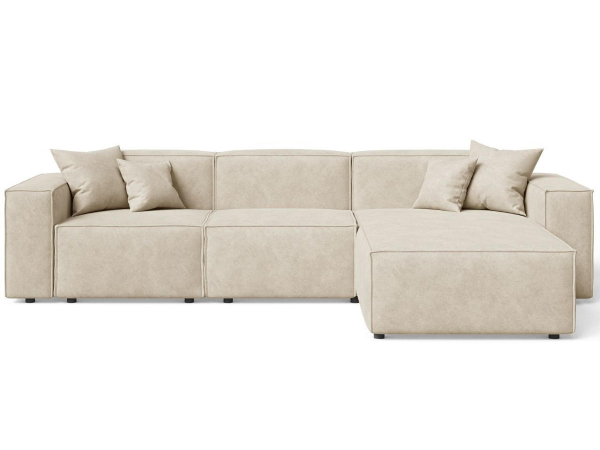 ECKSOFA Arizona Beige Rechts - Beige, Holz/Textil (265/180cm) - Graingold