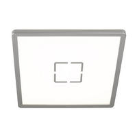 LED DECKENLEUCHTE Silber Backlight - Silberfarben, Kunststoff (29.3/29.3/2.8cm) - Briloner