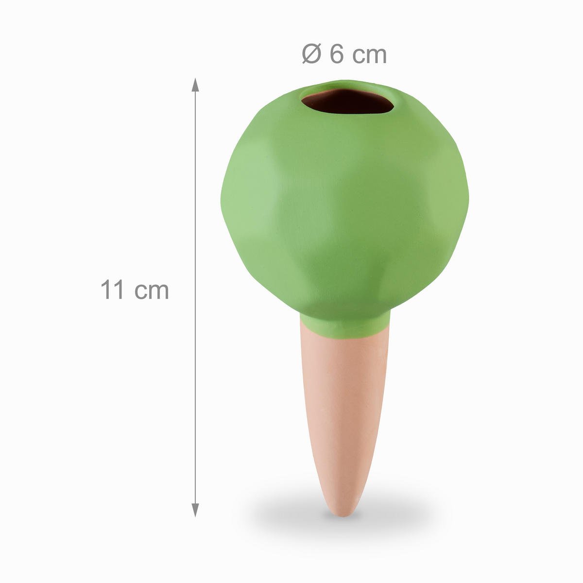4XBEWÄSSERUNGSKUGELN - Multicolor, Keramik (6/11/6cm) - Relaxdays