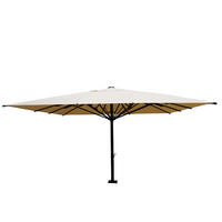 GASTRONOMIE-LUXUS-SONNENSCHIRM Cremeweiß - Weiß, Textil (500/500cm) - MCW