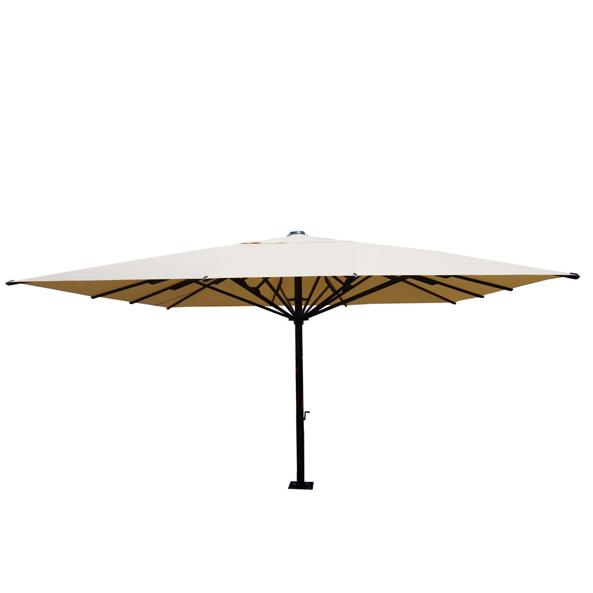 GASTRONOMIE-LUXUS-SONNENSCHIRM Cremeweiß - Weiß, Textil (500/500cm) - MCW