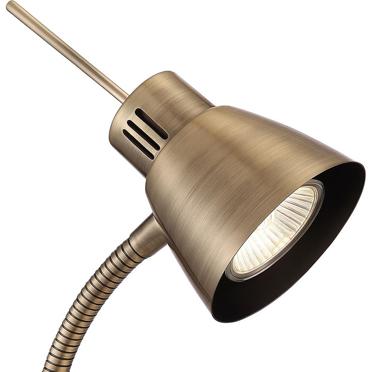 LED TISCHLEUCHTE NUOVA Altmessing - Messingfarben, Metall (24/24/44cm) - Globo Lighting