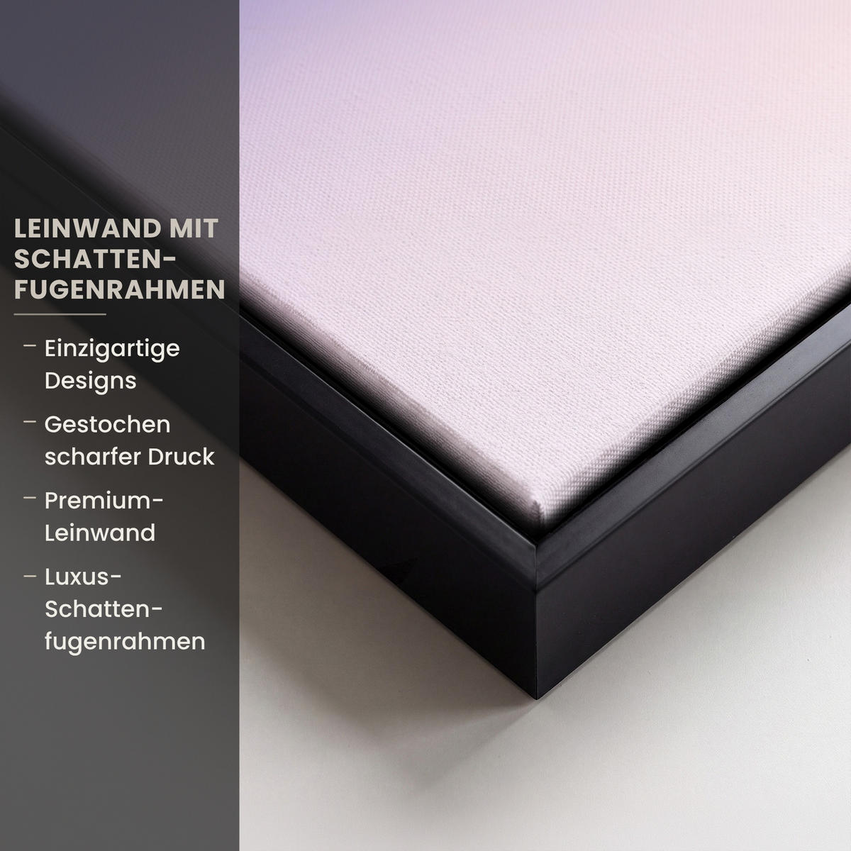 LEINWAND Bilder mit Rahmen - Disco - Obst - Glitzer - Erdbeere - 60x90 - Pink, Textil (60/90cm) - MuchoWow