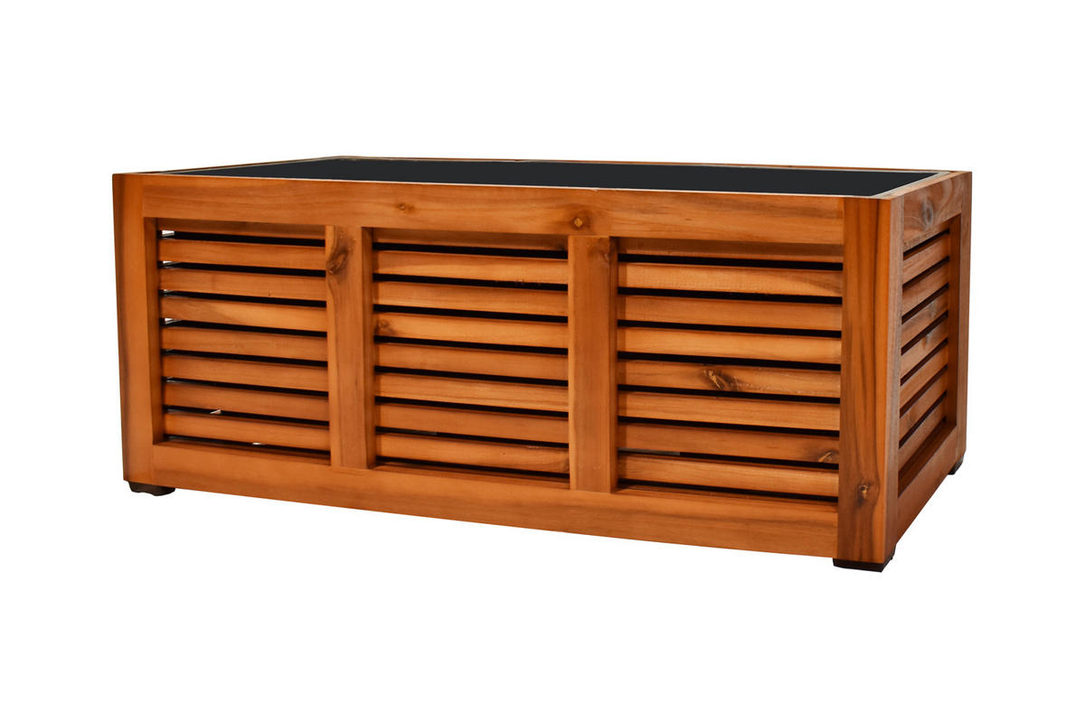 PFLANZKASTEN 83x21x20,5 cm, Braun, Akazienholz - Braun, Holz (21/20.5/83cm) - dasmöbelwerk