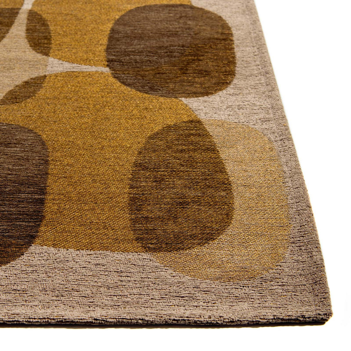 TEPPICH Mountain Trail Lola&Moi 80/150 cm - Goldfarben, Kunststoff/Textil (80/150cm) - Lola&Moi