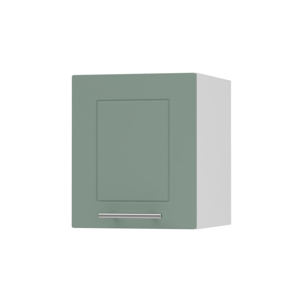 KLAPPHÄNGESCHRANK Kvantum W4B/30 Weiß / Mint Matt 30 / 32,5 / 36cm - Weiß/Mintgrün, Holz/Holzwerkstoff (30/36/32.5cm) - Feldmann-Wohnen