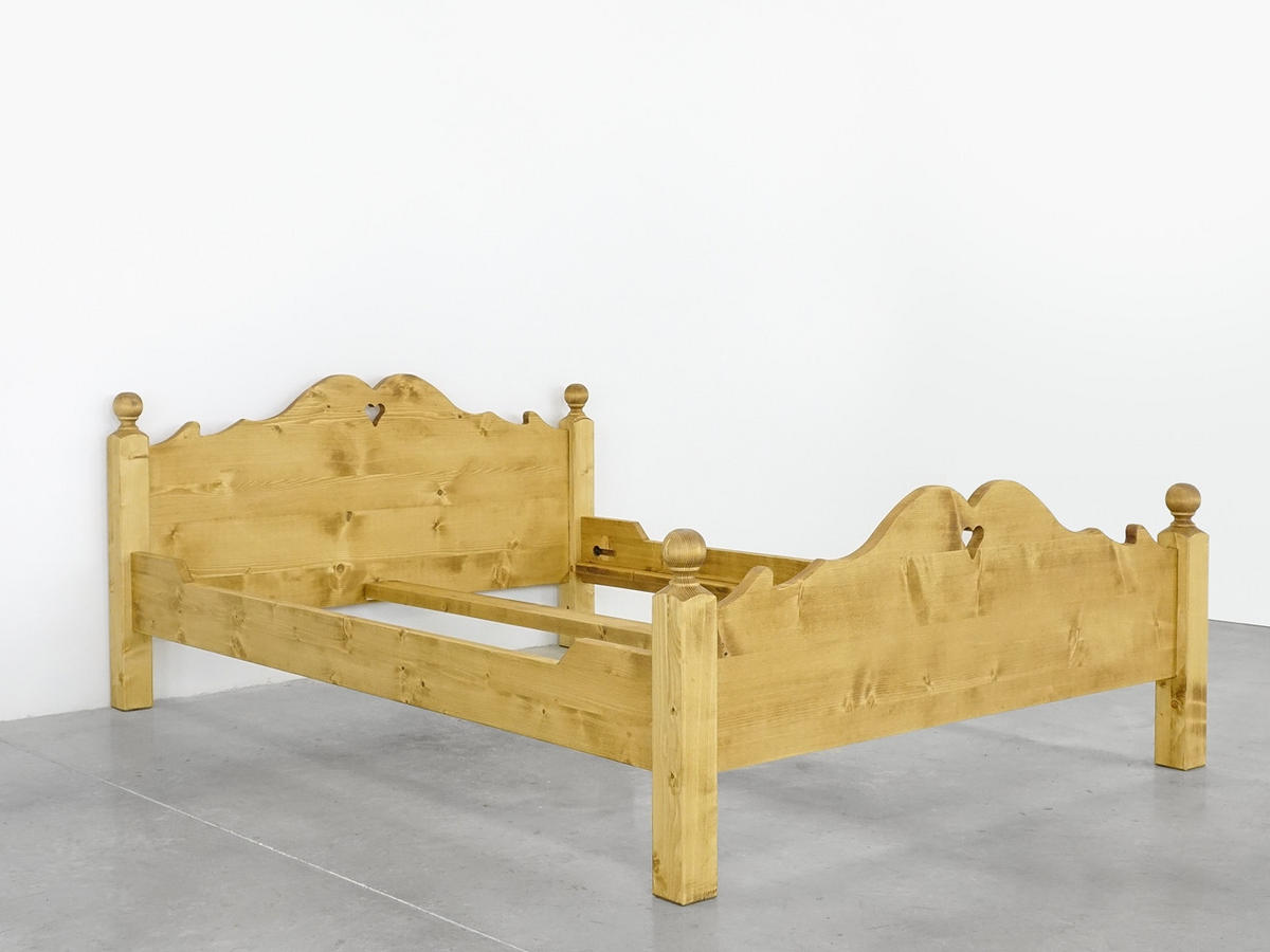 BETT aus Massivholz MEXICANA - Honig, Holz (180/200cm) - Seart