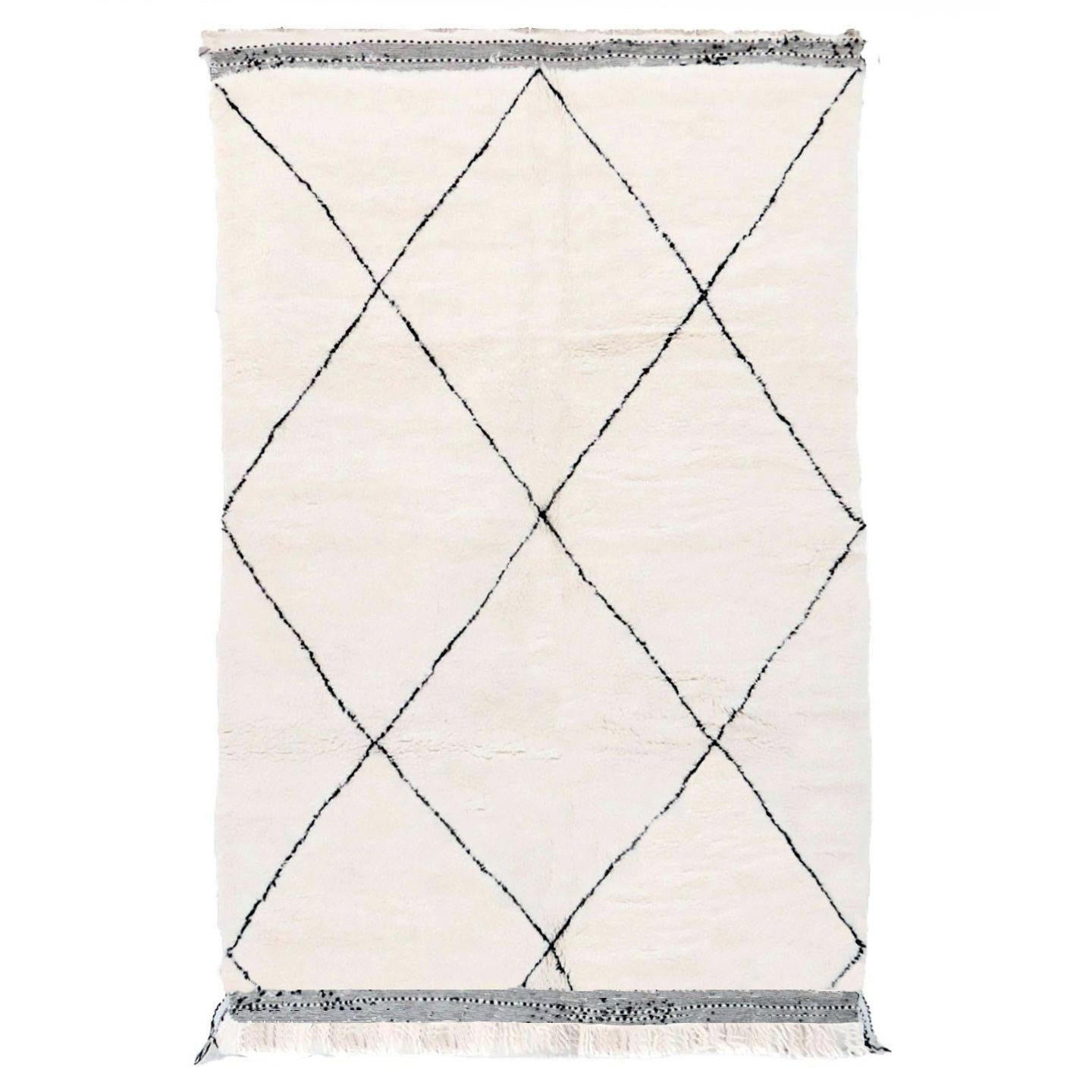 BERBERTEPPICH aus Marokko aus reiner Wolle 200x 300 cm - Beige, Naturmaterialien (200/300cm) - AFK Living