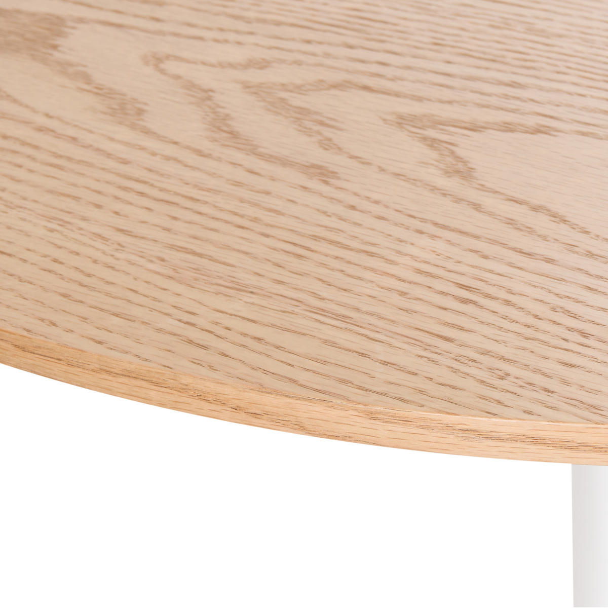 JÍDELNÍ STŮL Světlý Dub 90/90 cm Tino - světle hnědá, kompozitní dřevo (90/90/76cm) - Beliani