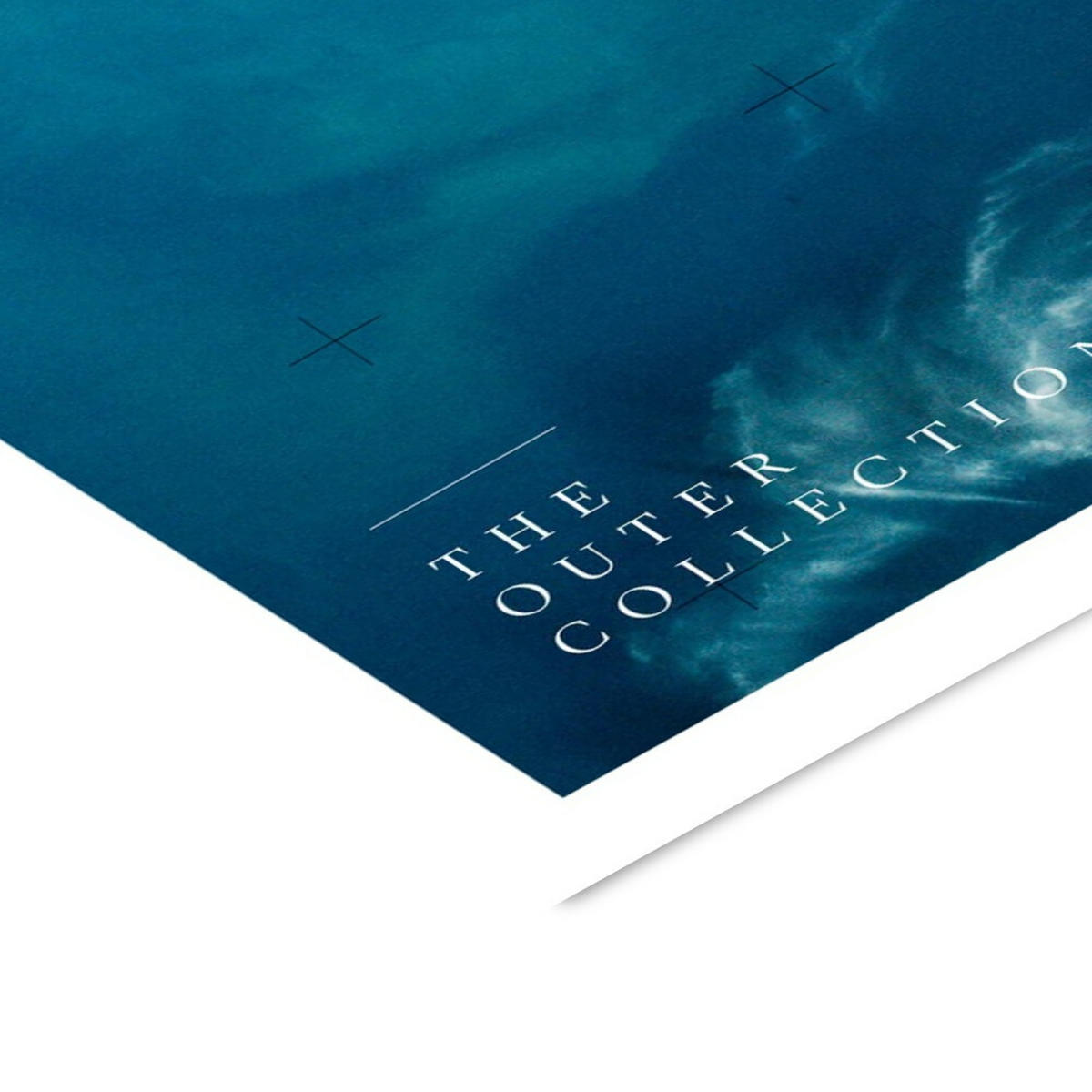 POSTER Arch Atelier - The Outer Collection – 001 - Blau, Papier (30/40/0.1cm) - Poster&Frame