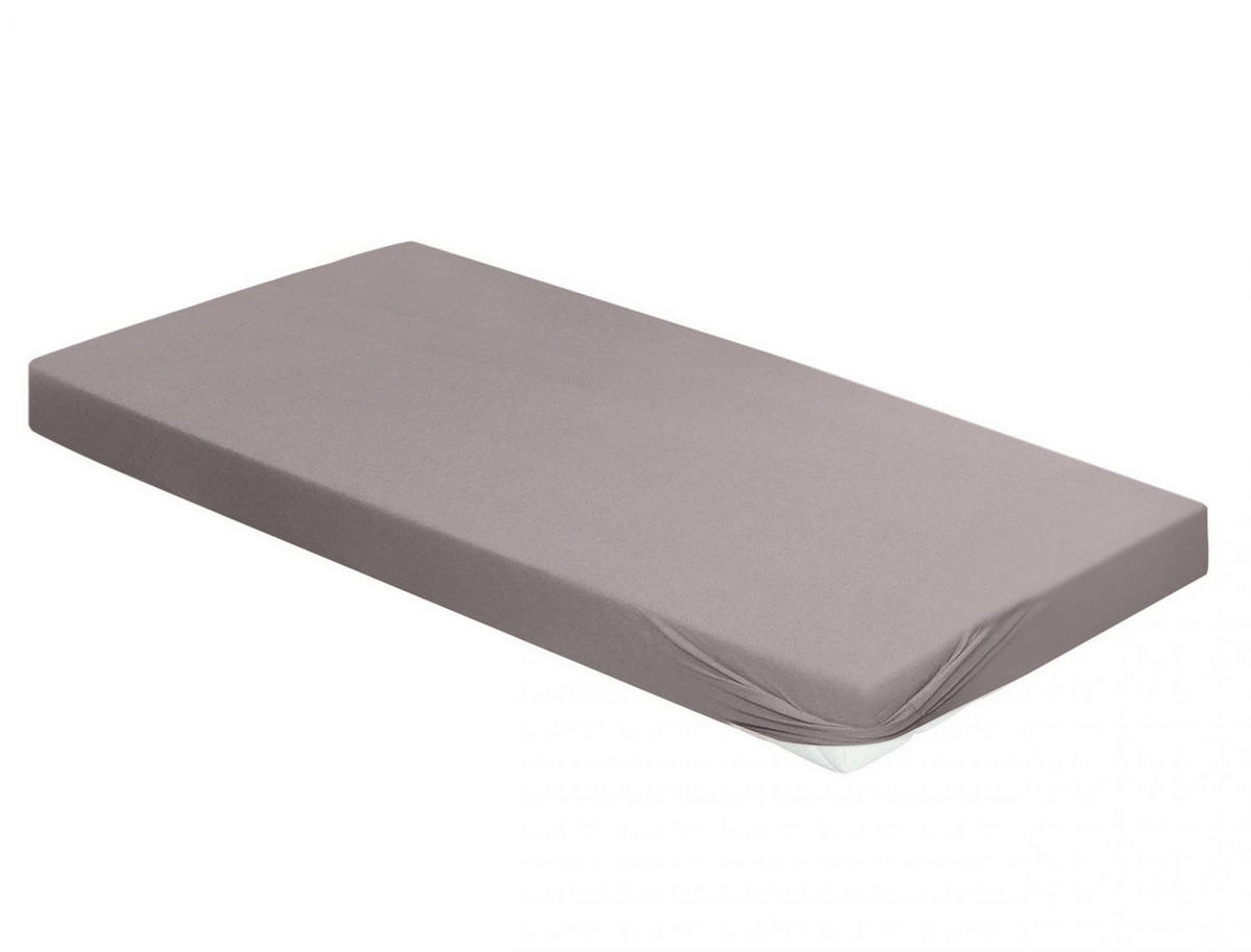 SPANNBETTTUCH ORION 0009 - Silberfarben, Textil (100/200cm) - Irisette