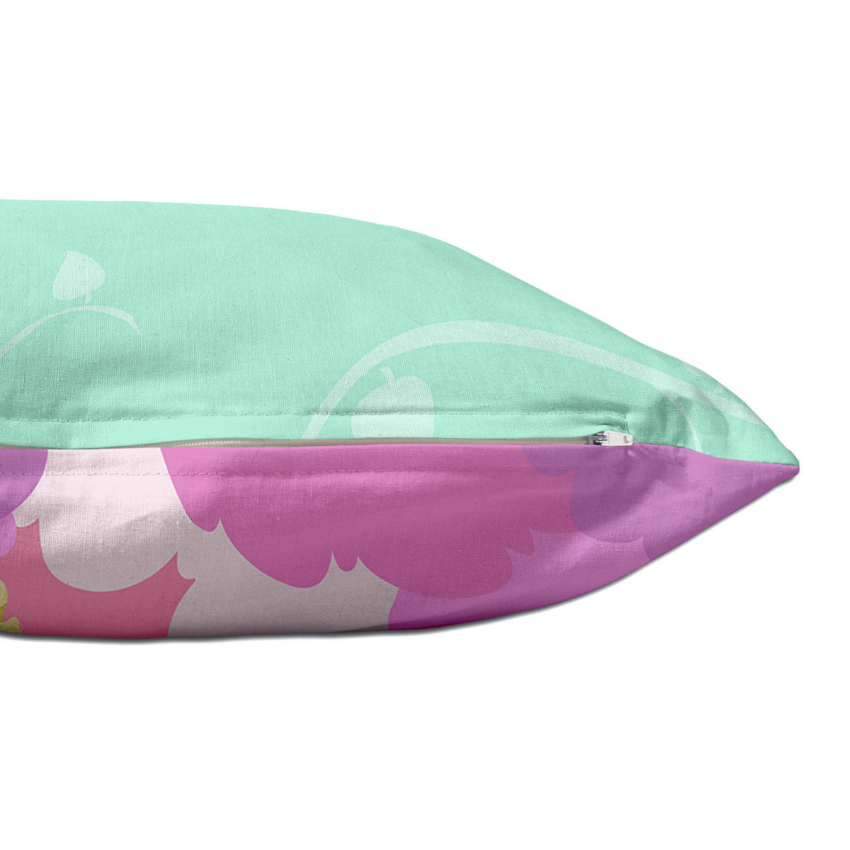 KISSENBEZUG long braid 50x30 cm mehrfarbig - Multicolor, Textil (50/30cm) - Happy Friday