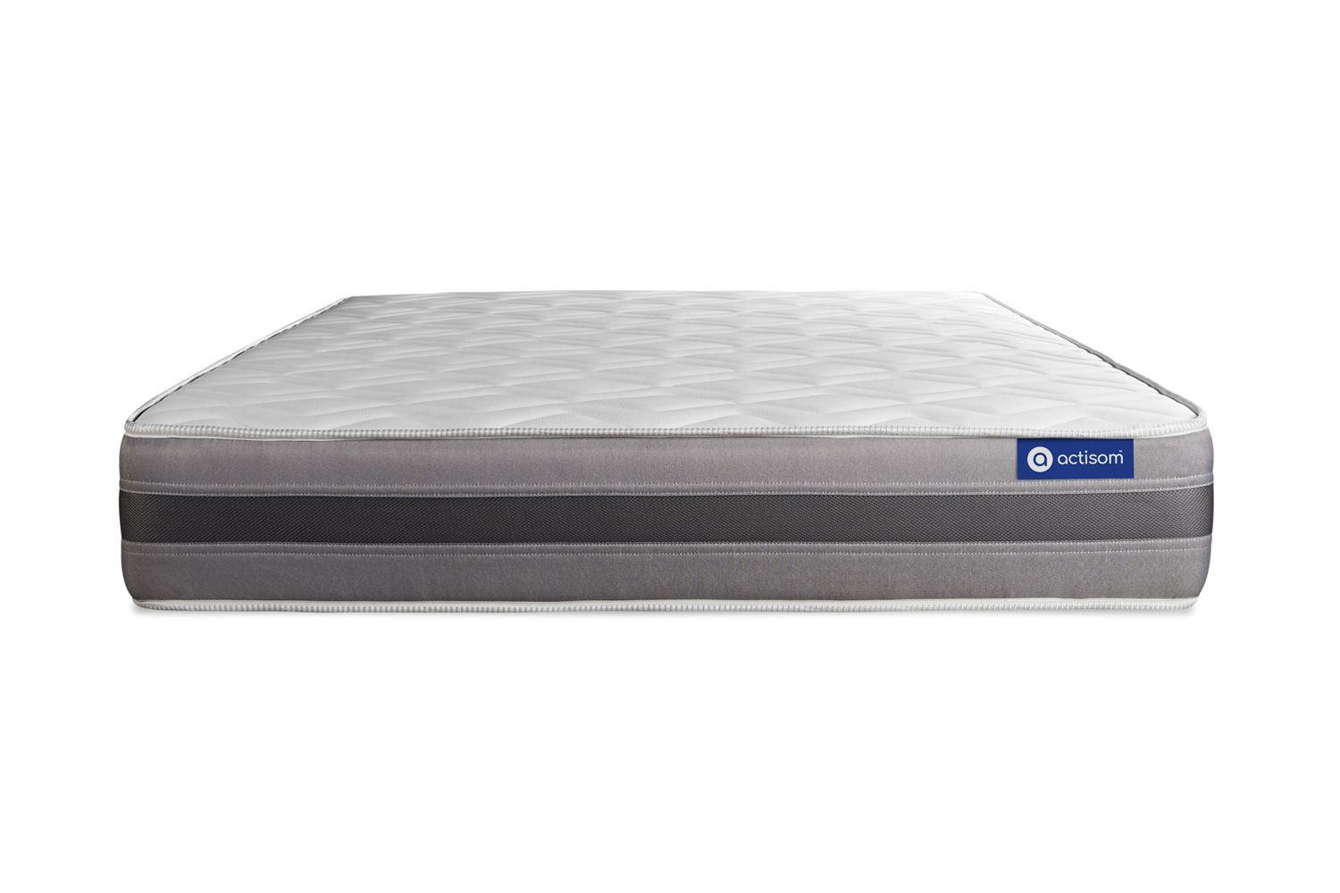 MATRATZE Actiflex relax Taschenfederkern und Memory-Schaum 160 x 200 cm h1 - Weiß, Textil (160/200cm) - ACTISOM