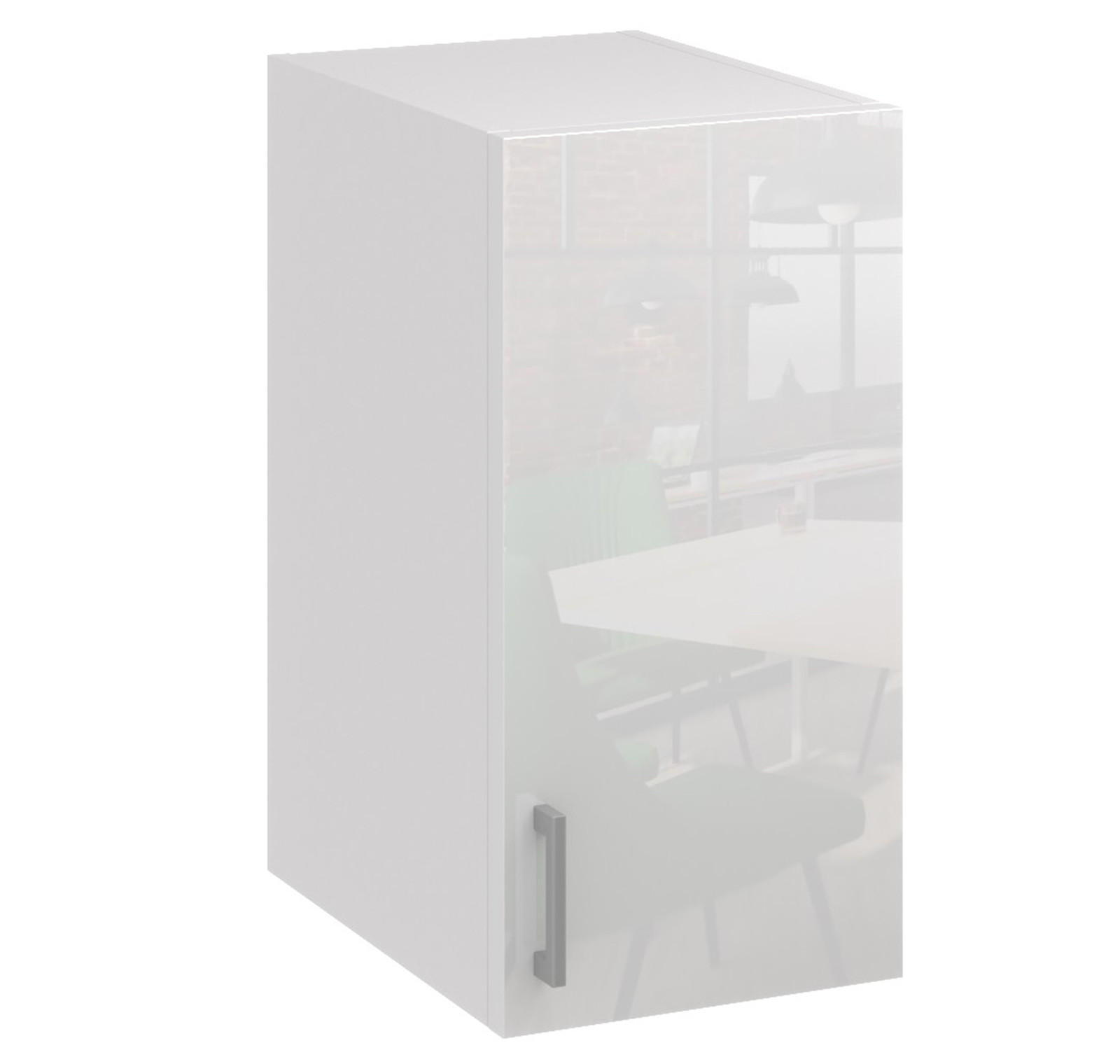 KÜCHENHÄNGESCHRANK G45 weiss glanz - Weiß Hochglanz, Holzwerkstoff (30/60/31cm) - roe furniture