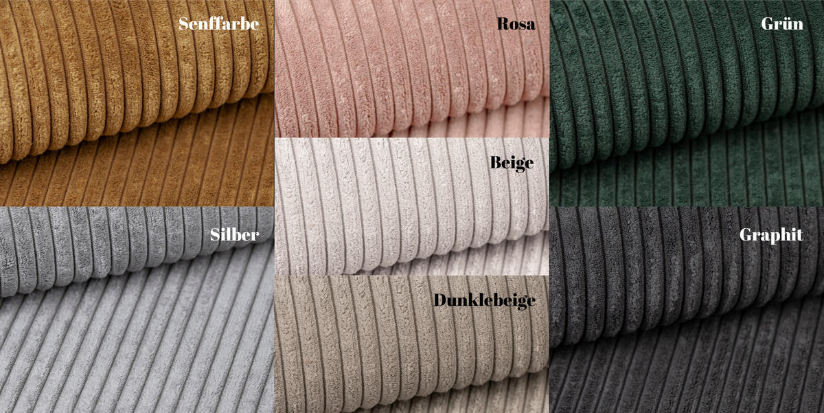 ECKSOFA L-form Dani Stoff Poso Beige Rechts - Beige, Holz (281/174cm) - Kaiser Möbel