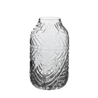 VASE Serenite Transparent 12x7xh23 cm Glas - Transparent, Glas (23cm) - Mondex