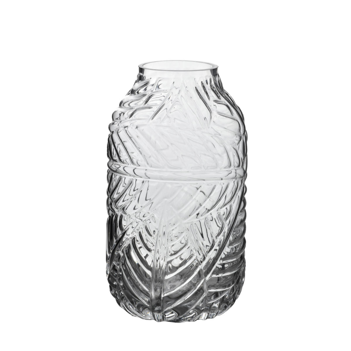 VASE Serenite Transparent 12x7xh23 cm Glas - Transparent, Glas (23cm) - Mondex