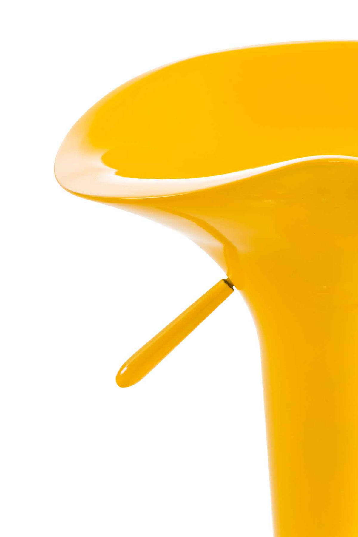 BARHOCKER Cekot Kunststoff Gelb - Gelb, Kunststoff/Metall (37/87/37cm) - DELUKE