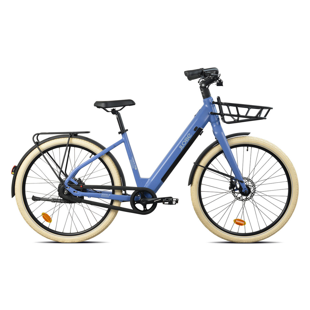 CITYVENTURE E-BIKE 27,5" ONTARIO RM - Blau, Metall (110cm) - LLOBE