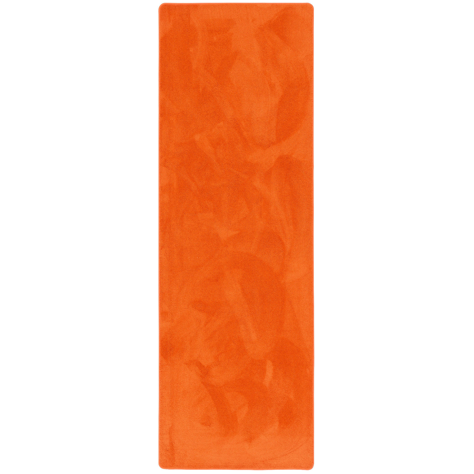 LUXUS SUPER SOFT HOCHFLOR LANGFLOR TEPPICH LÄUFER DELUXE - Orange, Textil (80/160cm) - Snapstyle