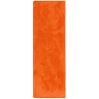 LUXUS SUPER SOFT HOCHFLOR LANGFLOR TEPPICH LÄUFER DELUXE - Orange, Textil (100/400cm) - Snapstyle