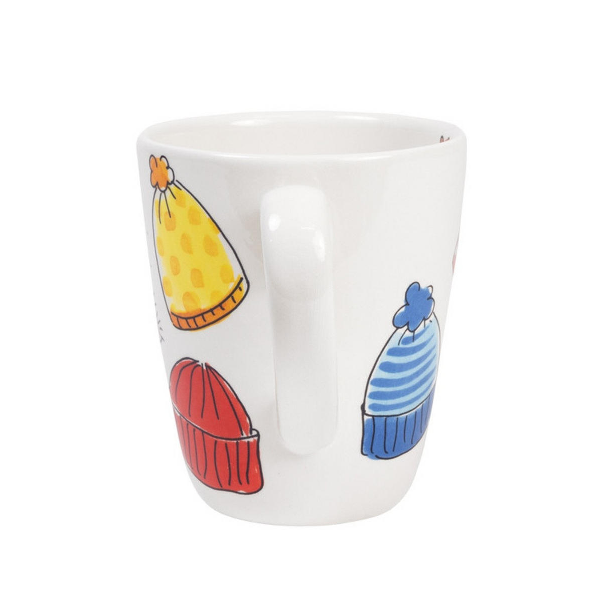 BECHER Cozy Hats in Bunt - 350 ml - Multicolor, Keramik (0.35L) - Blond Amsterdam