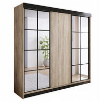 SCHIEBETÜRENSCHRANK ARI 2 mit Spiegel 250 - Sonoma Eiche - Sonoma Eiche, Holzwerkstoff (250/200/62cm) - Kier Furniture