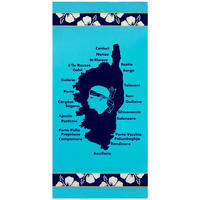 STRANDTUCH Kinder Mikrofaser Blau 70x140 250g/m² - Lavezzi - Blau, Textil (140/70cm) - LE COMPTOIR DE LA PLAGE