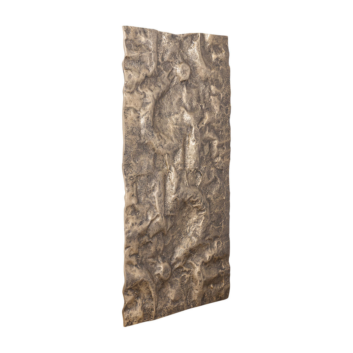 WANDPANEEL Eogan Gold 50/5/90cm - Goldfarben, Metall (5/90/50cm) - PTMD Collection