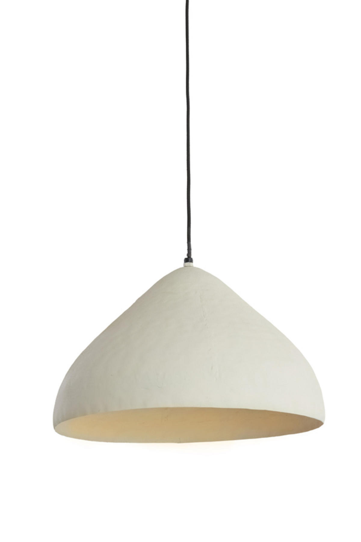 HÄNGELAMPE Elimo Weiß Ø40/25 cm - Weiß, Metall (40/40/25cm) - Light & Living