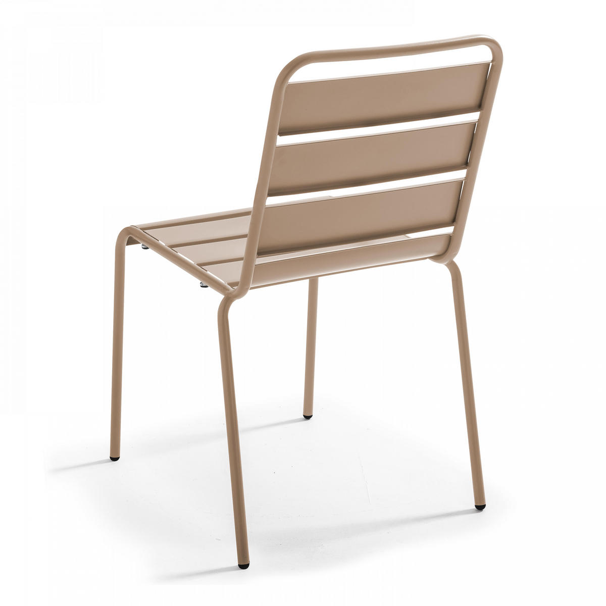 GARTENSET 3-tlg, Taupe - Taupe, Metall - Oviala