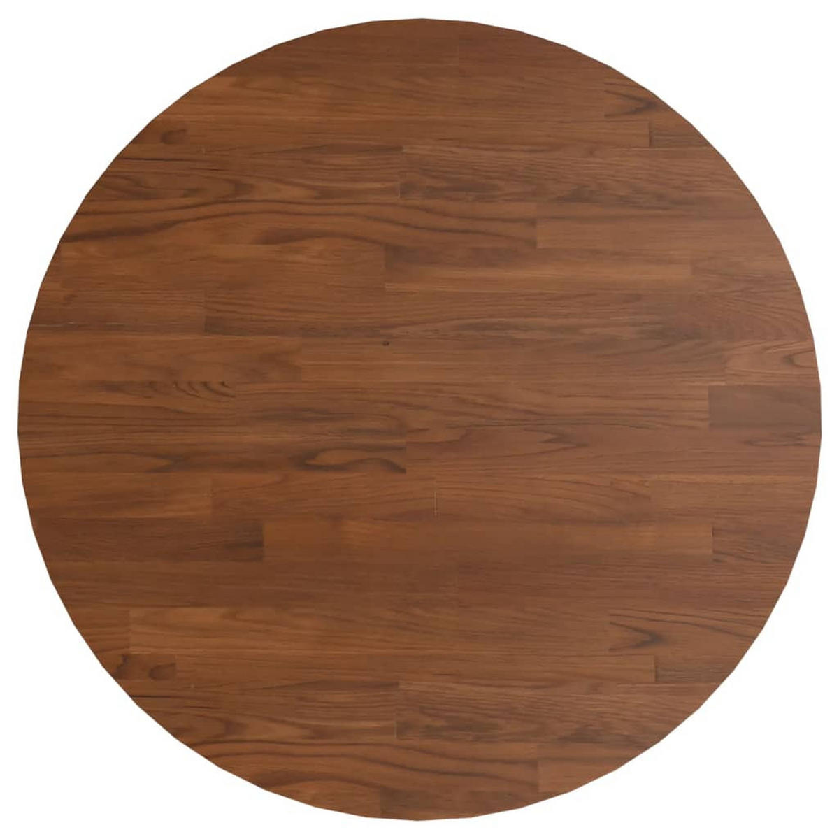 TISCHPLATTE Runde Dunkelbraun Ø60/1,5 Cm Behandeltes Eichenholz - Dunkelbraun, Holz (60/60/1.5cm) - vidaXL