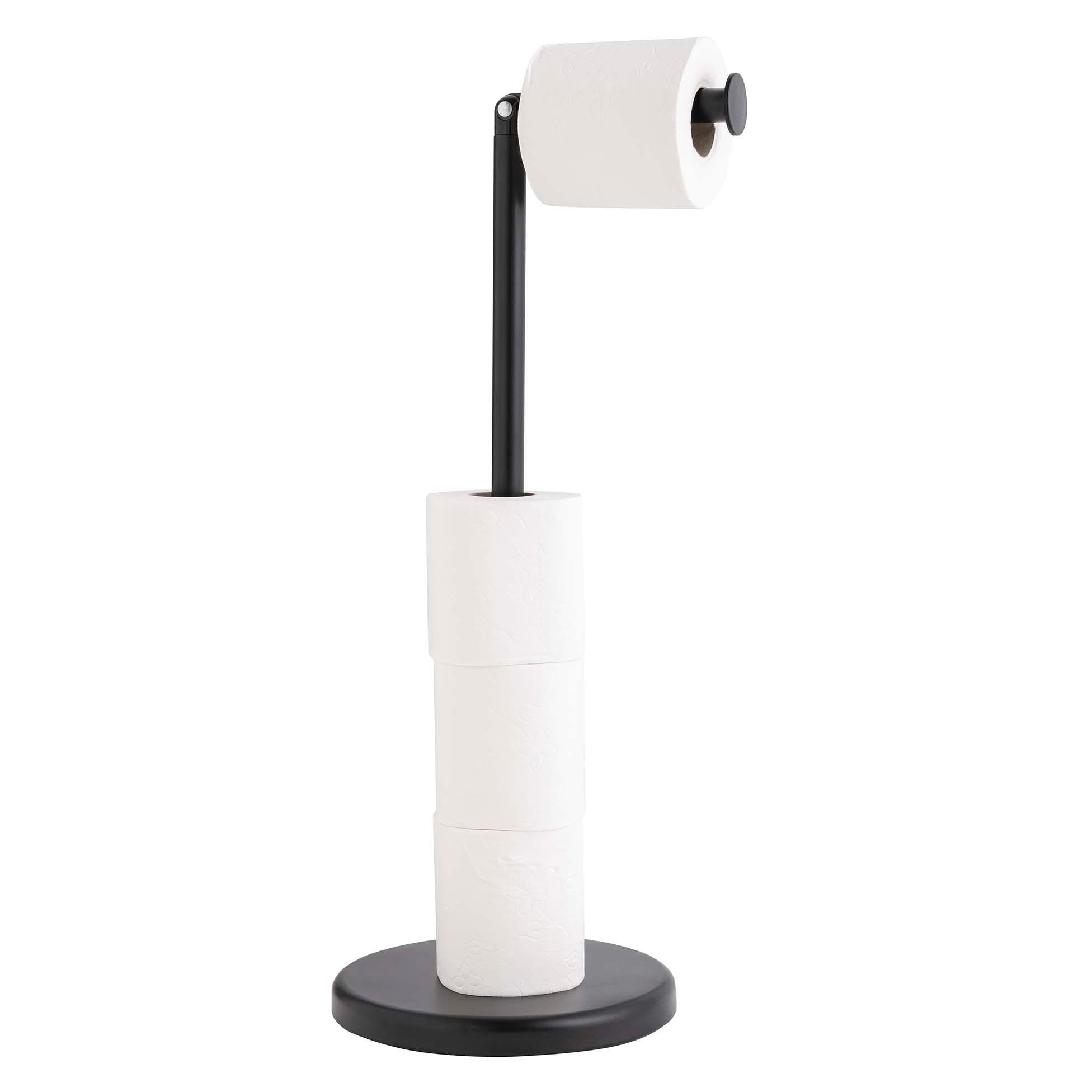 Douceur d´intérieur Toilettenpapierhalter Schwarz 20.5x55.5x20.5 cm