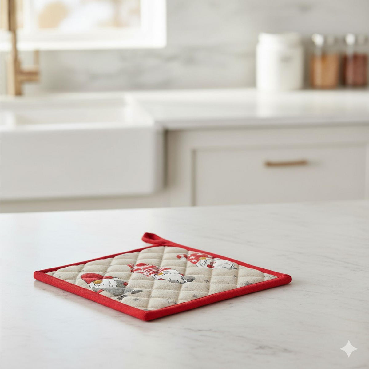 TOPFLAPPEN Wichtel 20/20 cm - Beige, Naturmaterialien (20/20cm) - Home Styling Collection