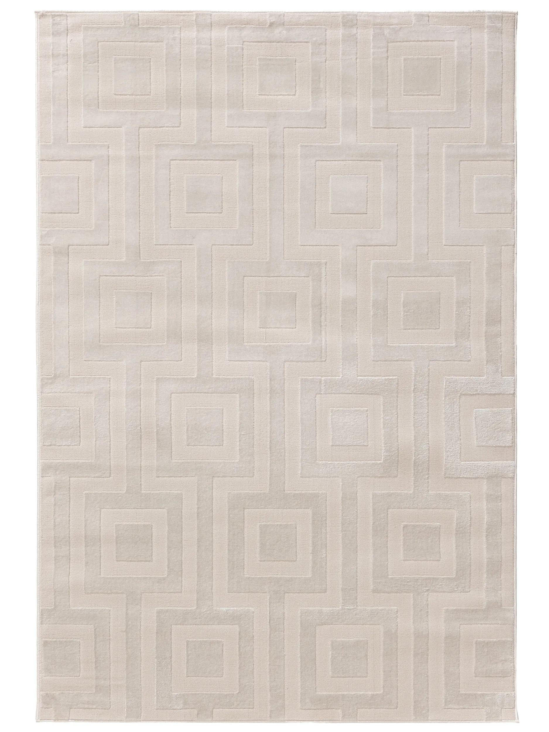 TEPPICH Claire Cream 120x170 cm - Creme, Kunststoff (120/170cm) - benuta