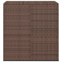 GARTEN-KISSENBOX PE Rattan 100x49x103,5 cm Braun - Braun, Kunststoff (100/103.5/49cm) - furnicato