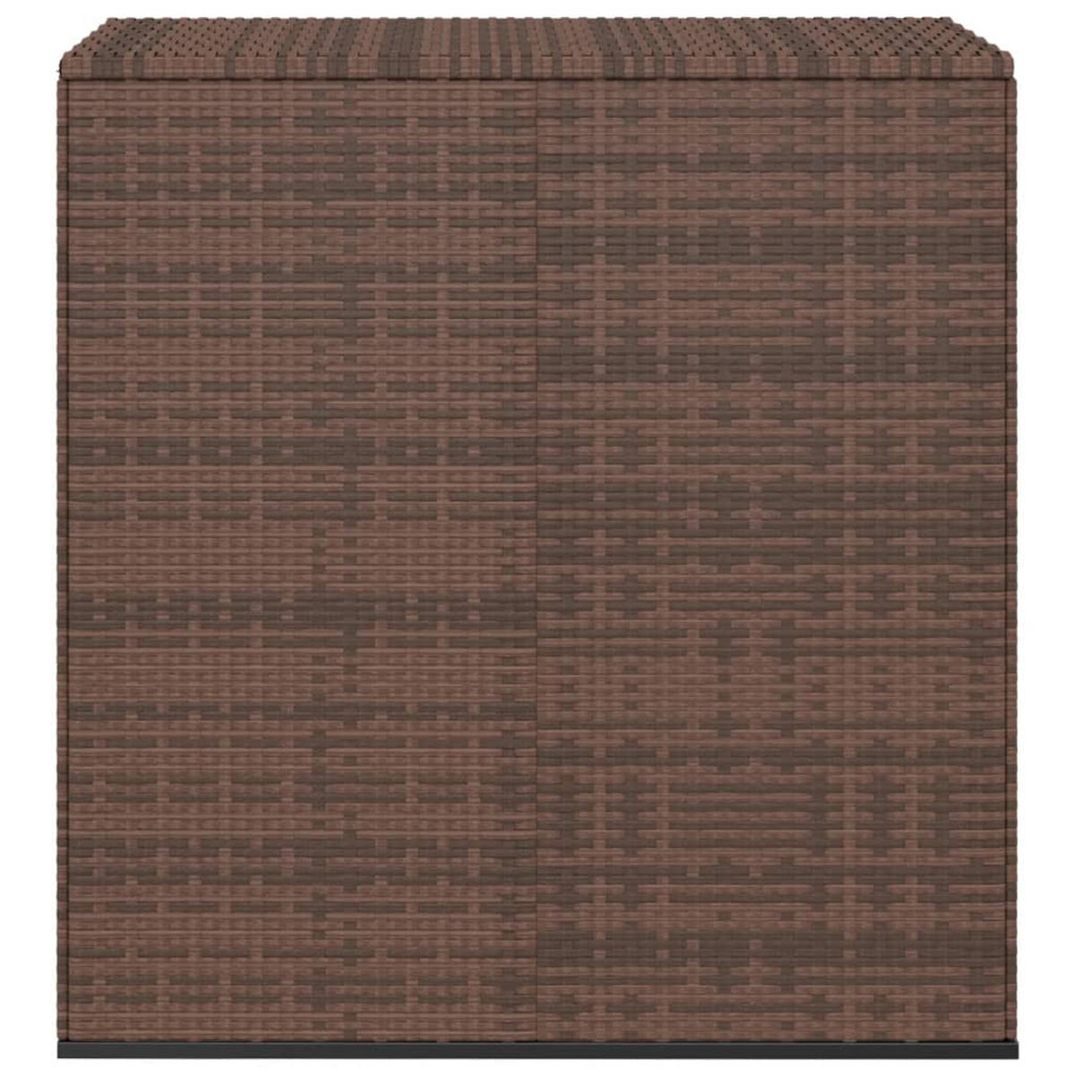 GARTEN-KISSENBOX PE Rattan 100x49x103,5 cm Braun - Braun, Kunststoff (100/103.5/49cm) - furnicato