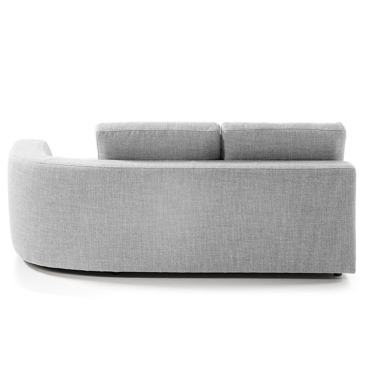 MODULLONGCHAIR - Hellgrau, Textil (194/80/145cm) - home24