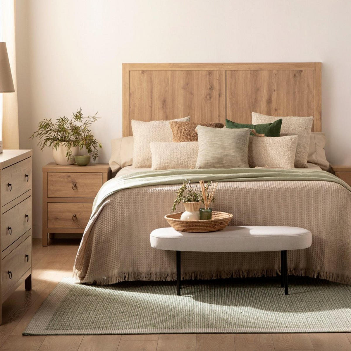 BETTENDE Mena Beige 97 cm x 38 cm - Beige, Textil (97/38/35cm) - Klast Home