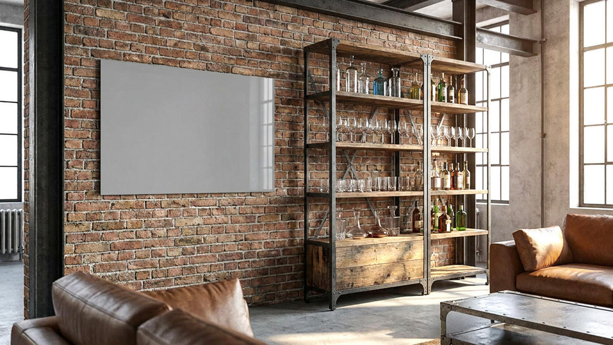 GLASBOARD, grau 90x60cm - rahmenloses Glasboard - Grau, Glas (90/60/0.7cm) - ALLboards