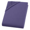 SPANNBETTLAKEN Boxspringbett Jersey 180x200 180x220 200x200 200x200, Wasserbett Bettlaken aus 100% Baumwolle - Lila, Textil (200/220cm) - Carpe Sonno