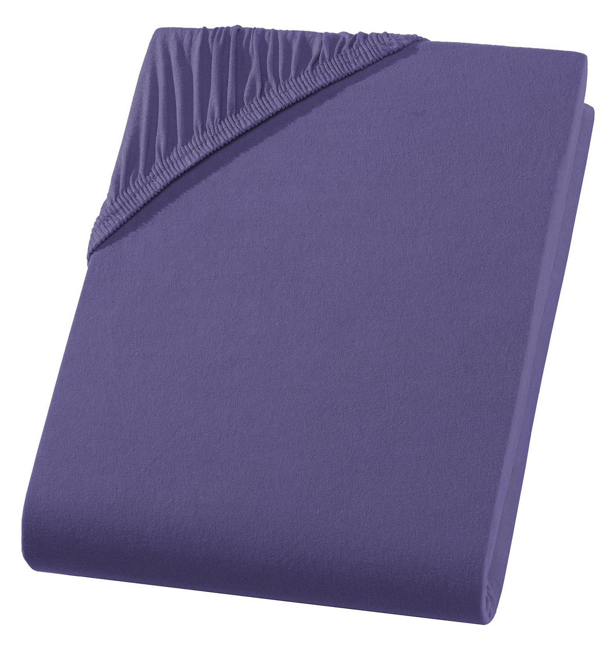 SPANNBETTLAKEN Boxspringbett Jersey 180x200 180x220 200x200 200x200, Wasserbett Bettlaken aus 100% Baumwolle - Lila, Textil (200/220cm) - Carpe Sonno