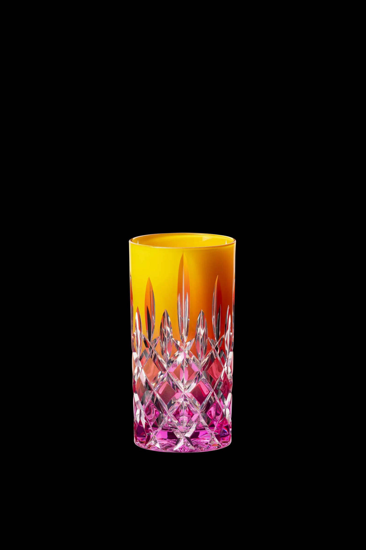 HIGHBALL LONGDRINKGLAS Laudon Orange-Pink 395 ml - Pink/Orange, Glas (0.395L) - Riedel