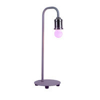 LED TISCHLEUCHTE Florida Grau Nickel matt - Grau, Metall (16.4/15/43.8cm) - Globo Lighting
