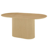 ESSTISCH - MDF - Eichefarben, Holzwerkstoff (90/160/75cm) - home24