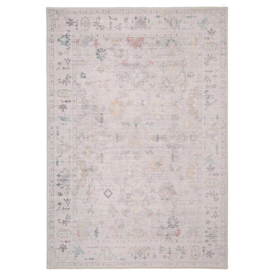 VINTAGE-TEPPICH Ishani Audrey Beige - Beige, Textil (191/279cm) - Kukoon Rugs