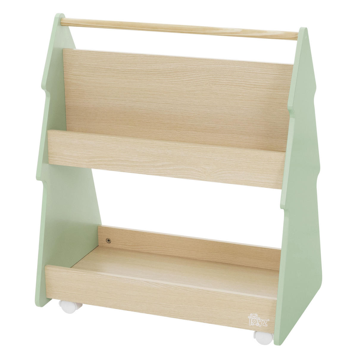 KINDERREGAL Tanne, Grün/Natur - Naturfarben, Holz (60/70/38cm) - Joyz