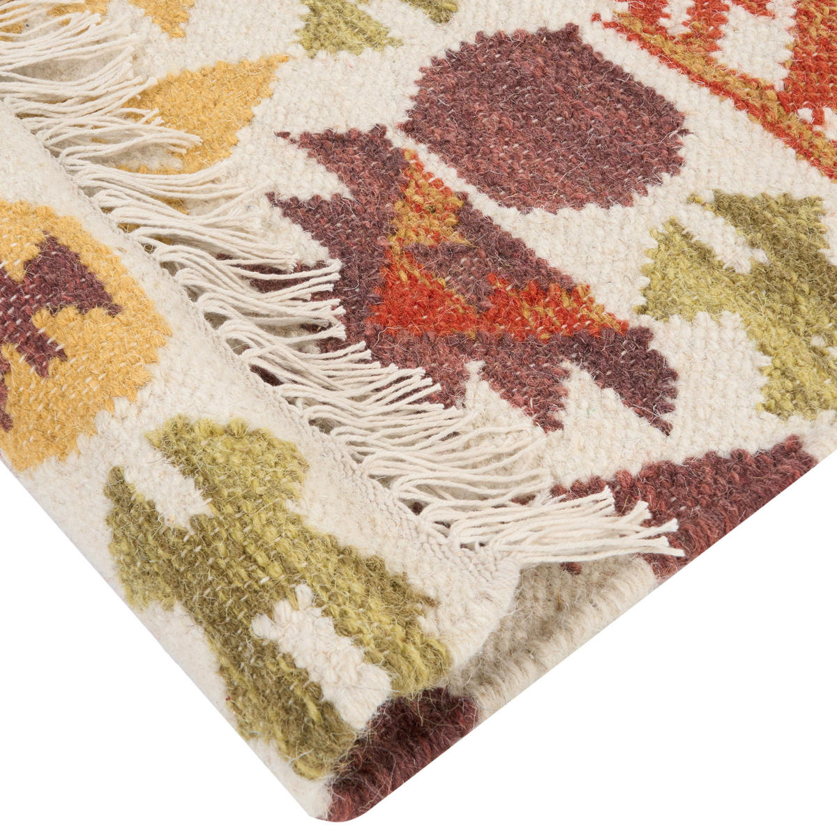 KELIM-TEPPICH Vosketap 230/160 cm - Multicolor, Textil (160/230cm) - Beliani