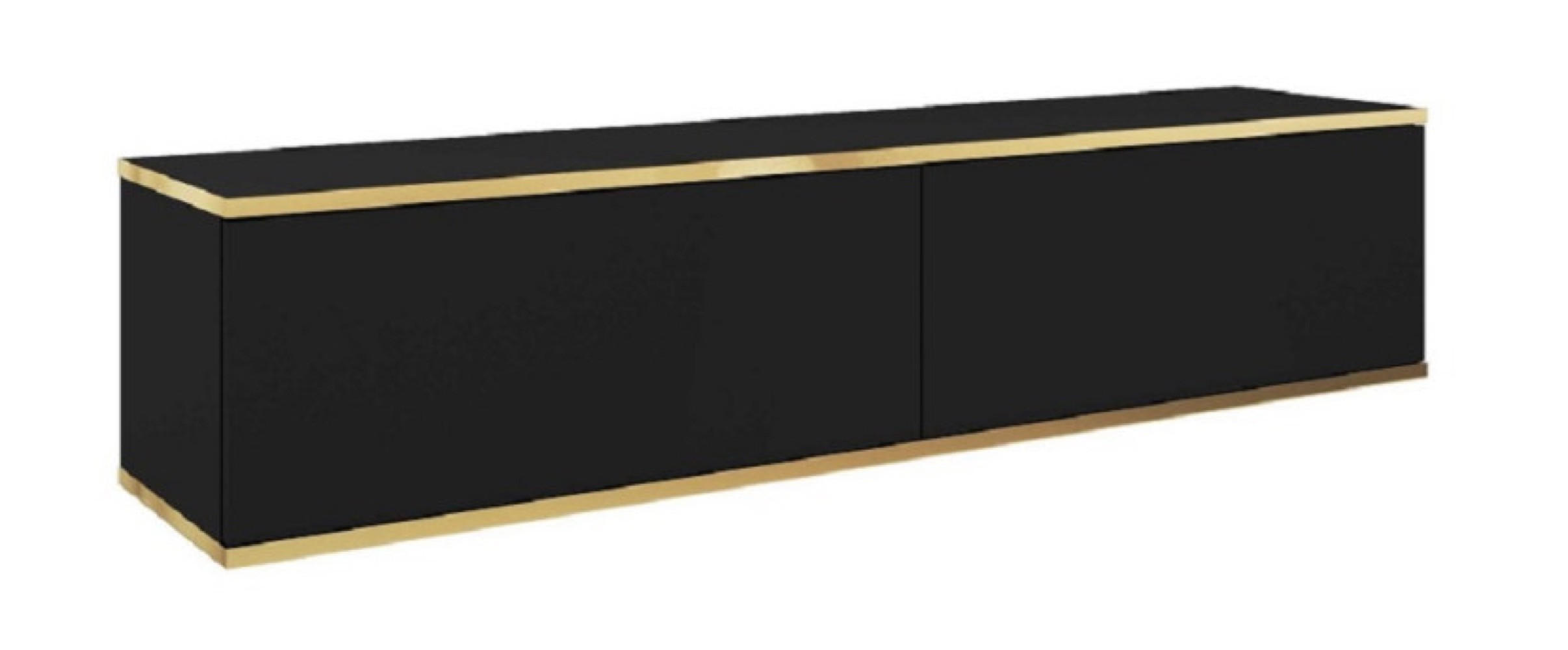 Sepro Meble Tv-Schrank Schwarz 135x30x32 cm